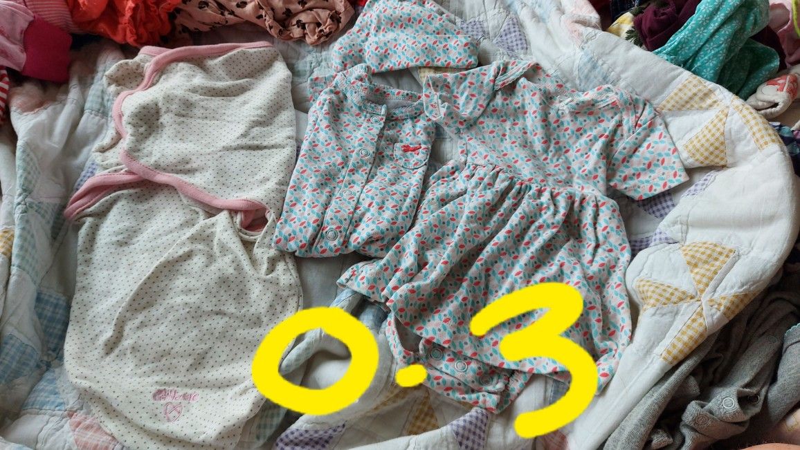 0-6 and Option For up to 9 Months Baby Girl Clothes