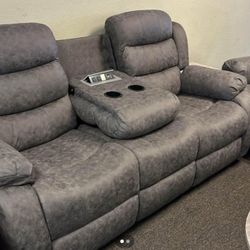 NEW 2pc RECLINING SOFA AND LOVESEAT WITH FREE DELIVERY- SPECIAL FINANCING AVAILABLE 