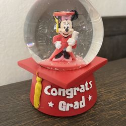 “Graduation” Minnie Mouse Musical Waterglobe” 