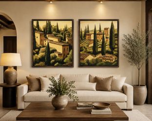 Tuscan hand finished 34"x 26"