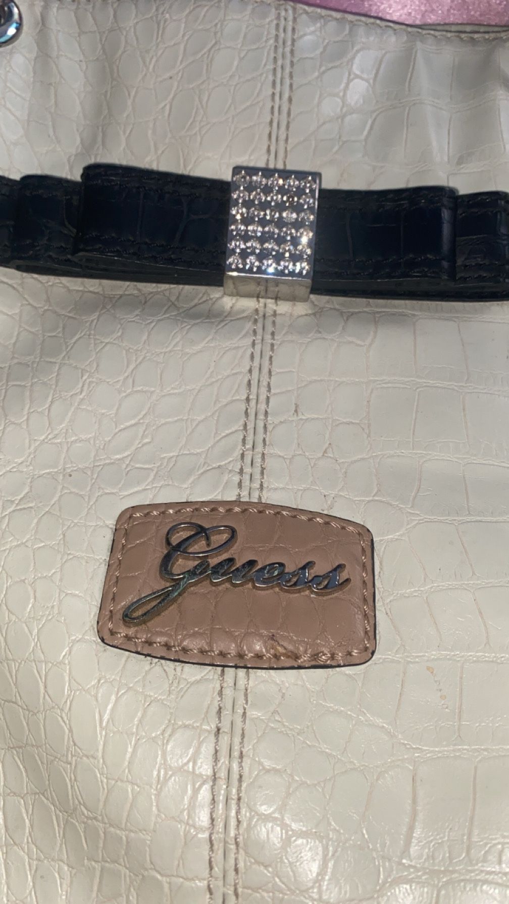 Guess Bag Leopard Bowtie Purse