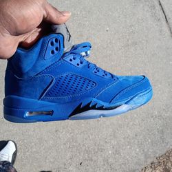 Royal Blue Black Jordan 5