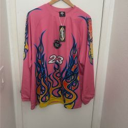Burning-Betty Boop Long Sleeve Jersey