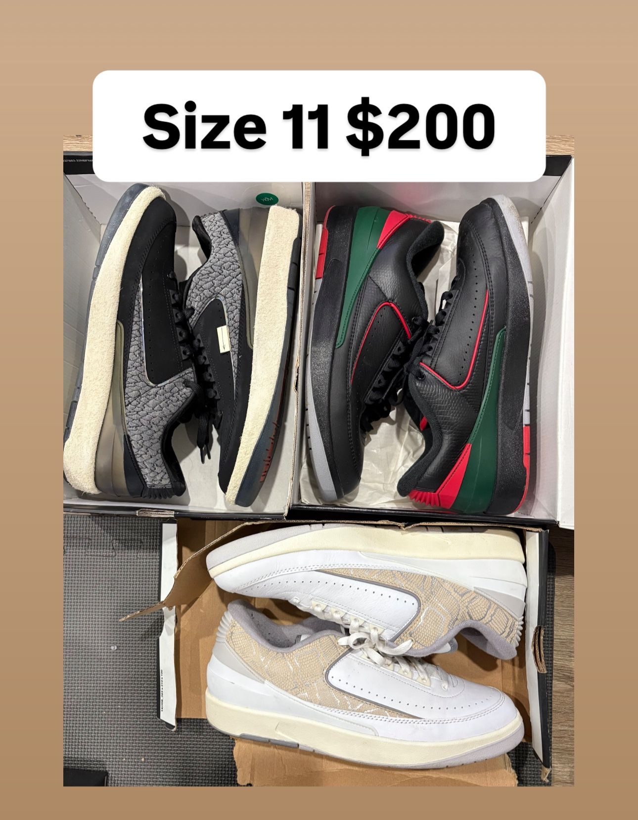 Jordan Retro 2s Size 11