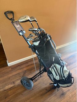 Complete Golf Set W/ BAGBOY Golf Cart