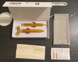 Amirce 2-in-1 Electric Face Massager Roller Set