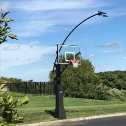 Goalrilla 54 inch in ground basketball hoop adjustable basketball court