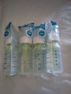 Dr. Brown's 4 oz Natural Flow Anti-Colic  bottles. $2.00 each
