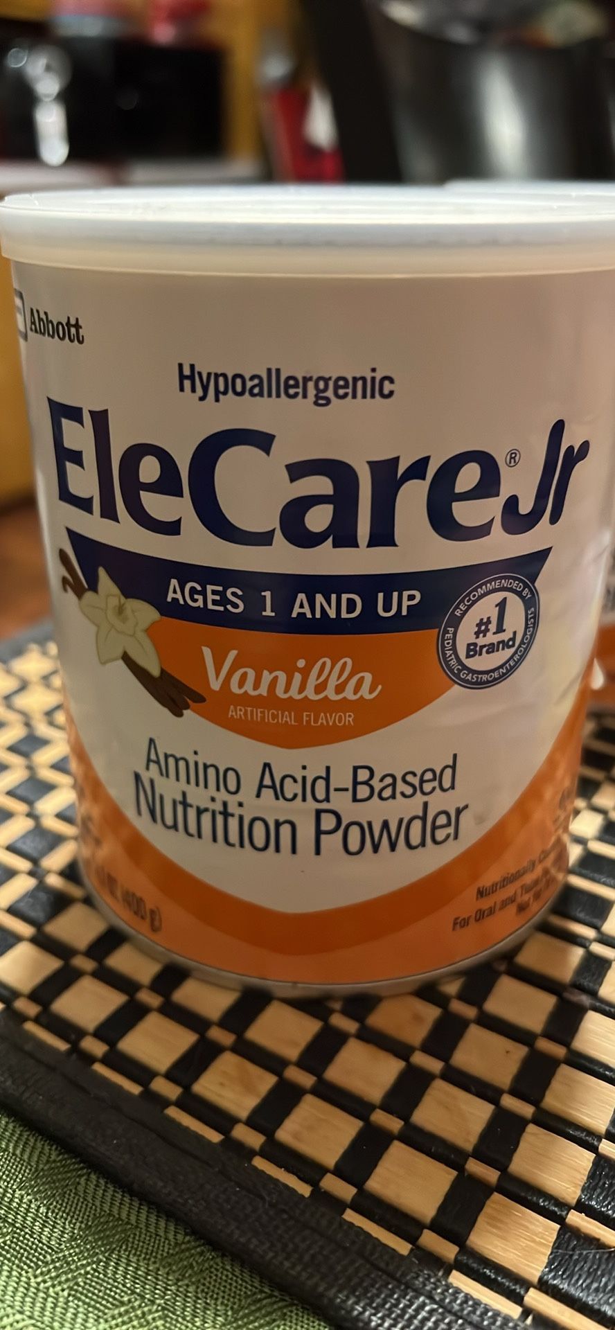 EleCareJr Vanilla 14.1 oz Cans Good Until 7/24