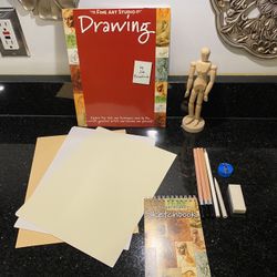 Fine Art Studio Drawing Kit for Beginners & Experienced Artists by Jim Bradrick