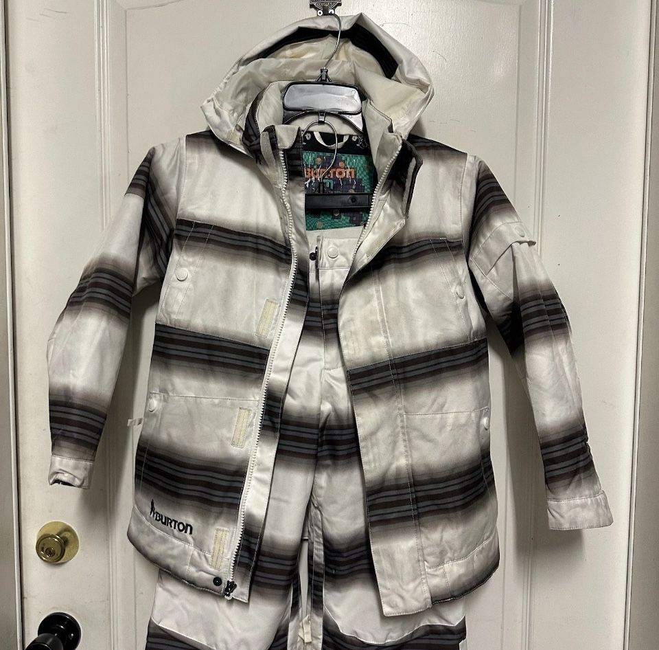 【美品】BURTON ウェア THE WHITE COLLECTION Burton Shaun White Collection Dryride snow Snowboarding pants