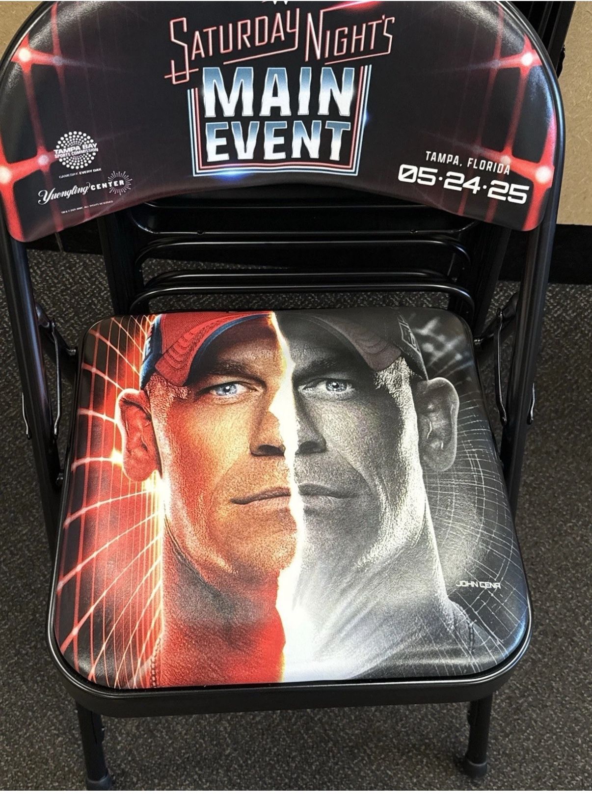 WWE Saturday Night's Main Event Ringside Event Chair John Cena