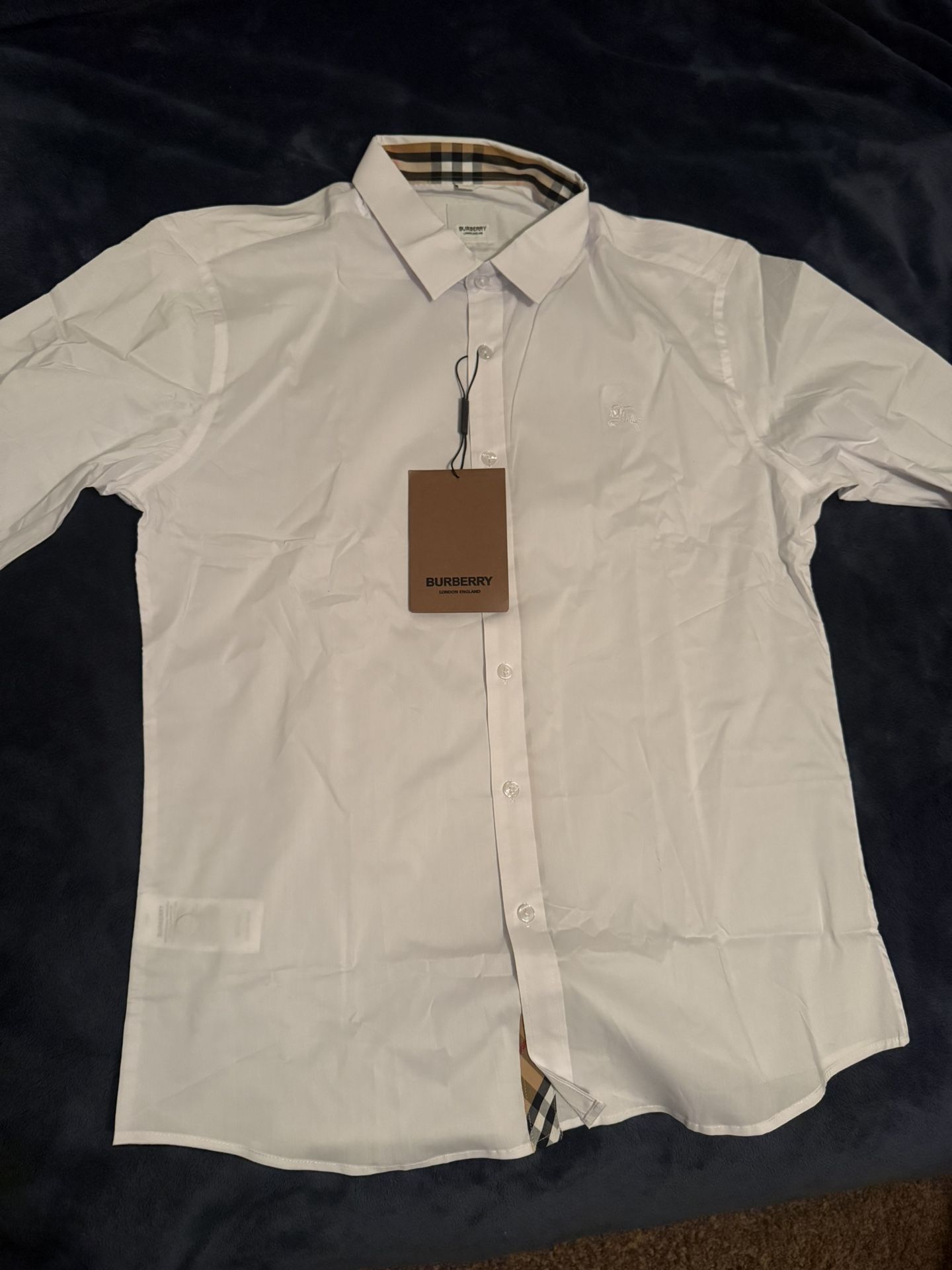 White Burberry Long Sleeve