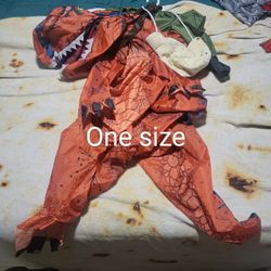 Inflatable Dinosaur Rider Costume