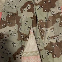 Genuine Gulf War 6 Color Desert Camo Pants 90s Vintage USMC Pants
