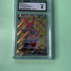 Pokemon Kricketine V CGC 8 