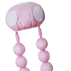 Ruikajia Sombrero de hongo, disfraz de hongo, sombrero rosa para niñas, sombrero toadette