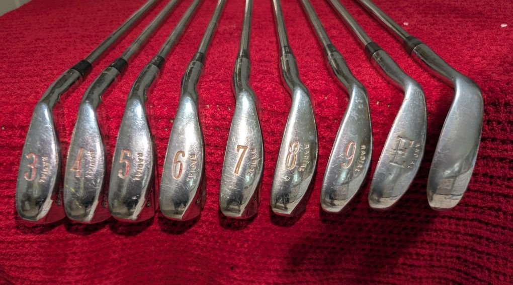 Classic 1983 Ben Hogan Radial Iron Set
