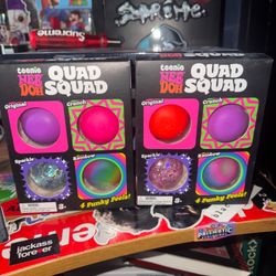 Schylling Teenie NeeDoh Quad Squad 4 pack. (LOT OF 2)