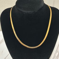 14k Italy Herringbone Chain 
