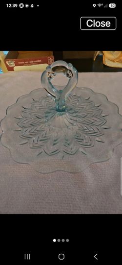 Jeanette Glass tidbit tray