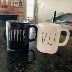 Rae Dunn Mug Salt And Pepper Shakers 