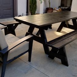 Custom Made Picnic And Garden Tables  