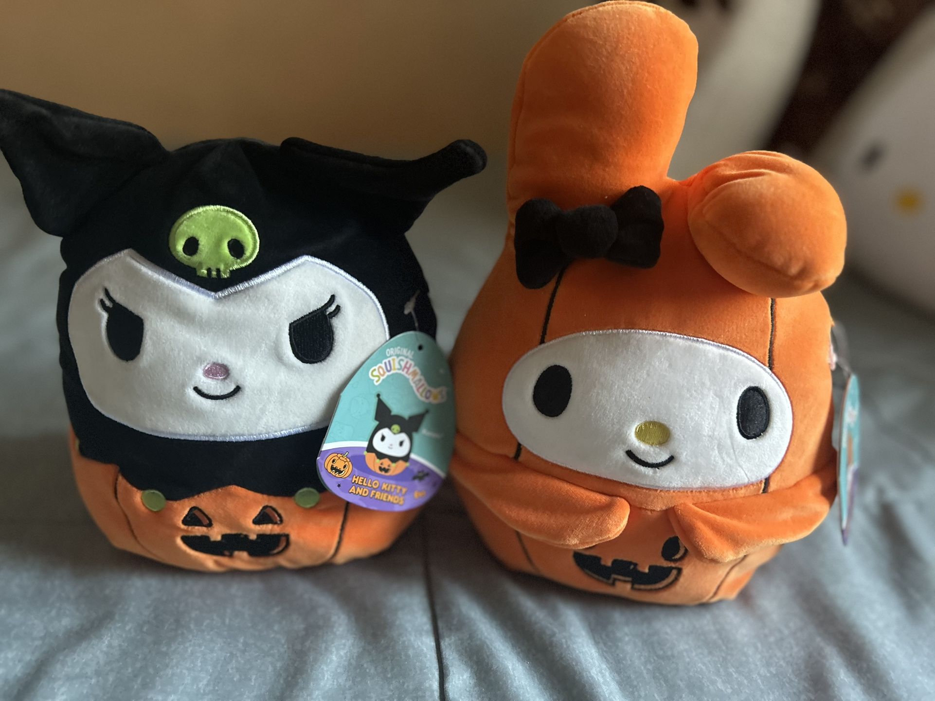 Halloween Boo Basket Squishmallows - Hello Kitty friends