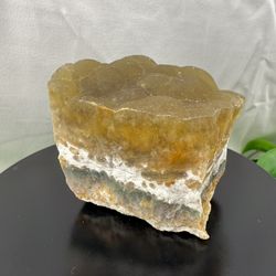 Crystal Yellow Bubble Fluorite