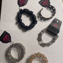 Lot Of 5 New Paparazzi Bracelets 