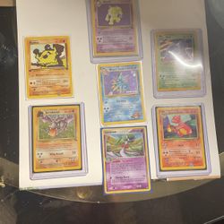 Pokémon Cards 1995 Vintage 8.5 Or Better In Condition 
