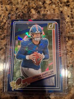 Jaxson Dart Donruss The Rookies Holo Card