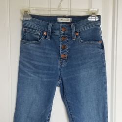 Madewell 9" mid Rise Skinny Jean Sz 23 Like new! 