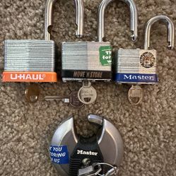 MASTER Locks with keys