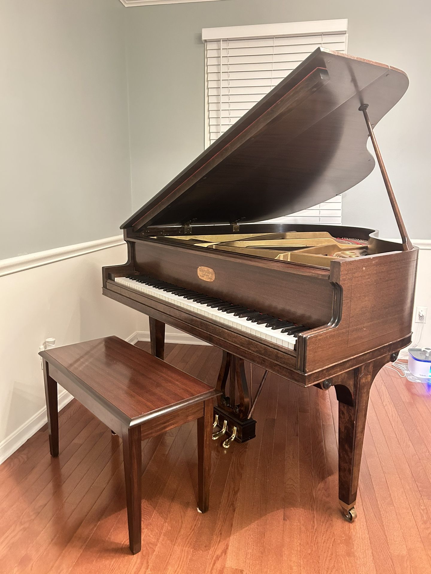 Vintage Baby Grand Piano George Steck