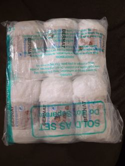 Bernat White Yarn Pipsqueak 6 each