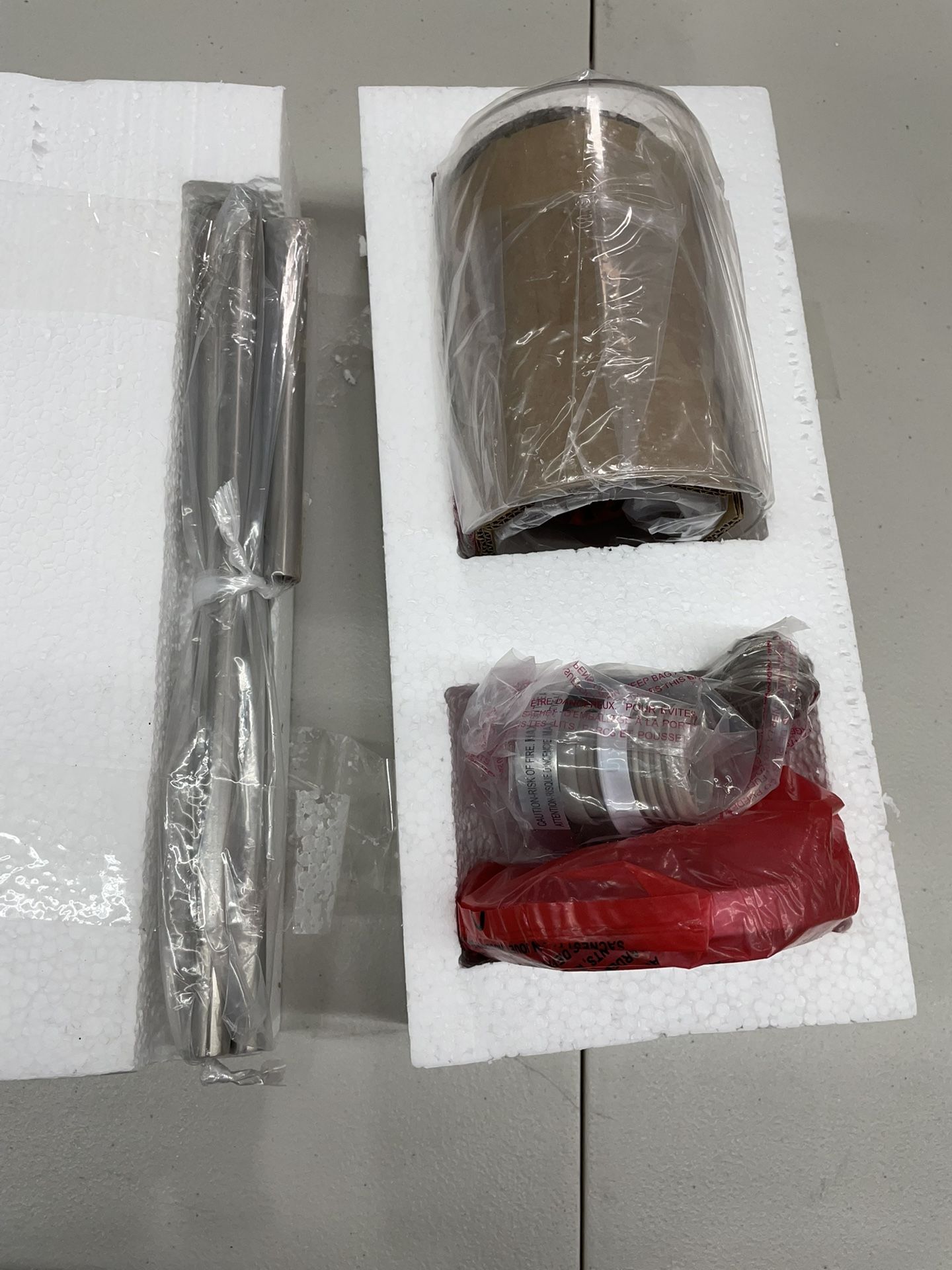 Generation Lighting Elmwood Park 1-Light Brushed Nickel Hanging Mini Pendant with Satin Etched Glass Shade