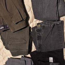 Levi jeans, Lee jeans, Lee cargo pants, Senoma cargo pants