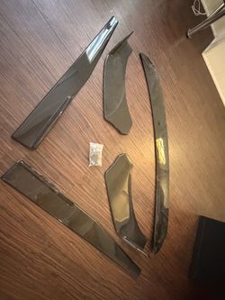 Car Front Bumper Lip Splitter Kit