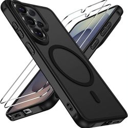 3-in-1 Magnetic Case for Samsung Galaxy S26 Ultra 5G 6.9'' with 2 Pack Screen Protector