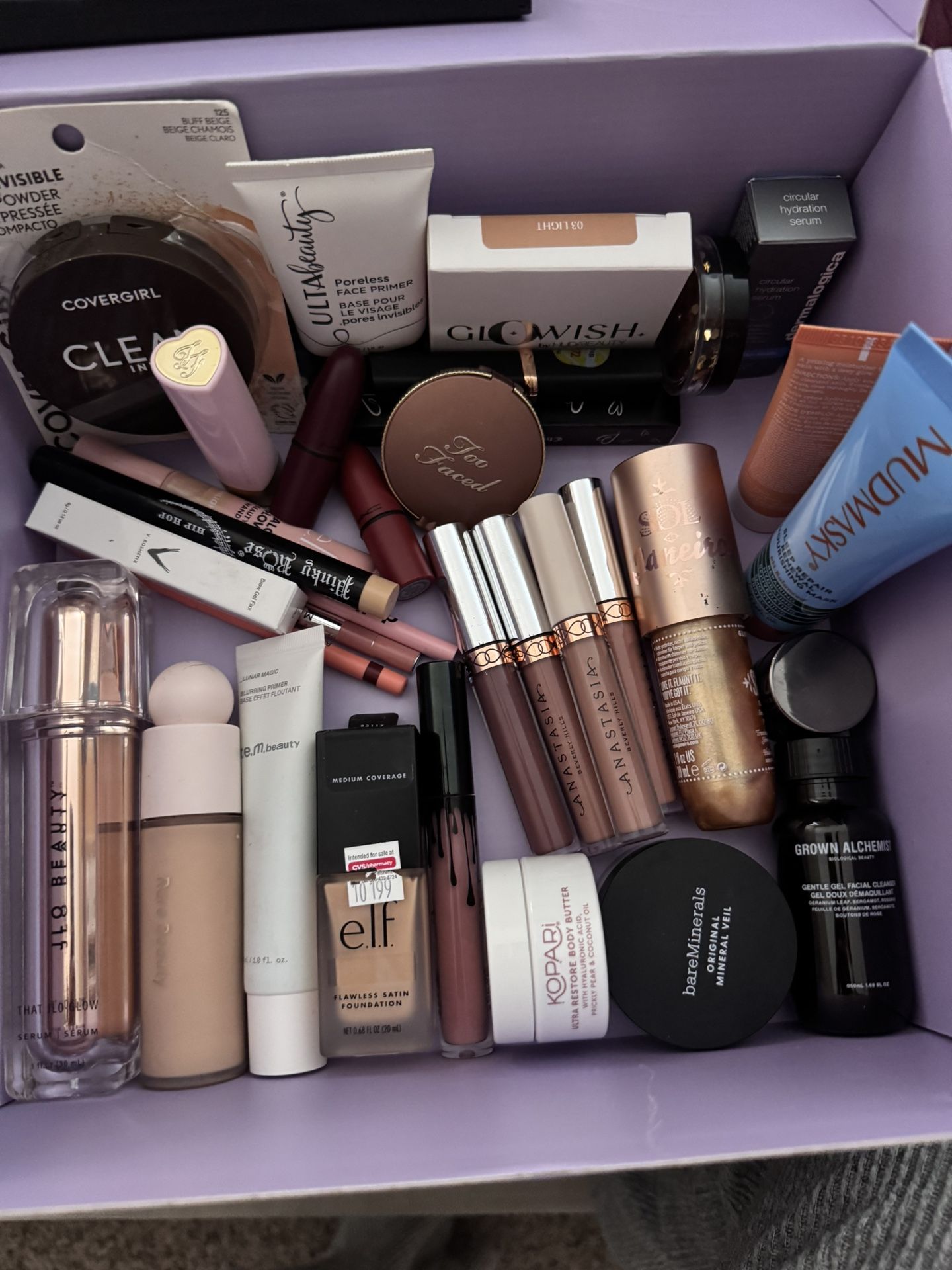 New makeup and skincare lot : Anastasia, morphe, too faced etc