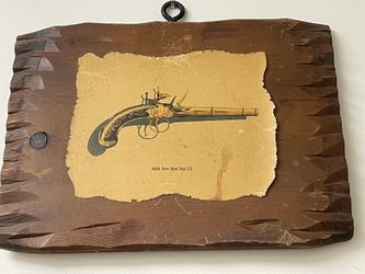 Pair Of Wood Wall Decor Pieces 