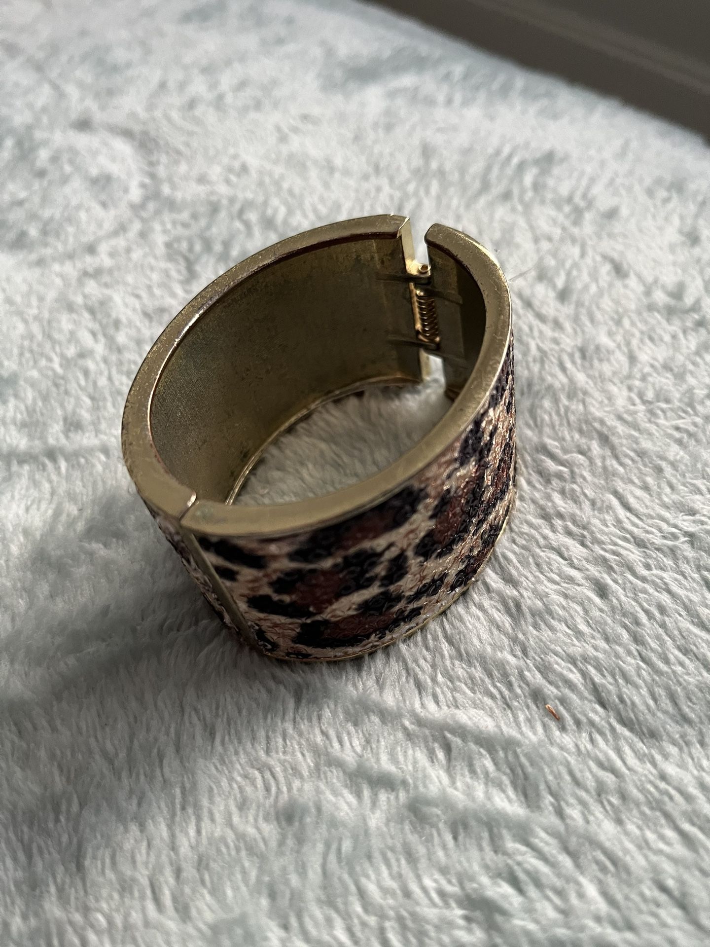 Leopard Clip On Bracelet