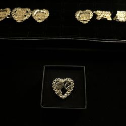 Gold Barbie Heart Rolex Ring