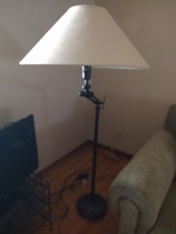 Floor lamp with adjustable arm used in Warrenville