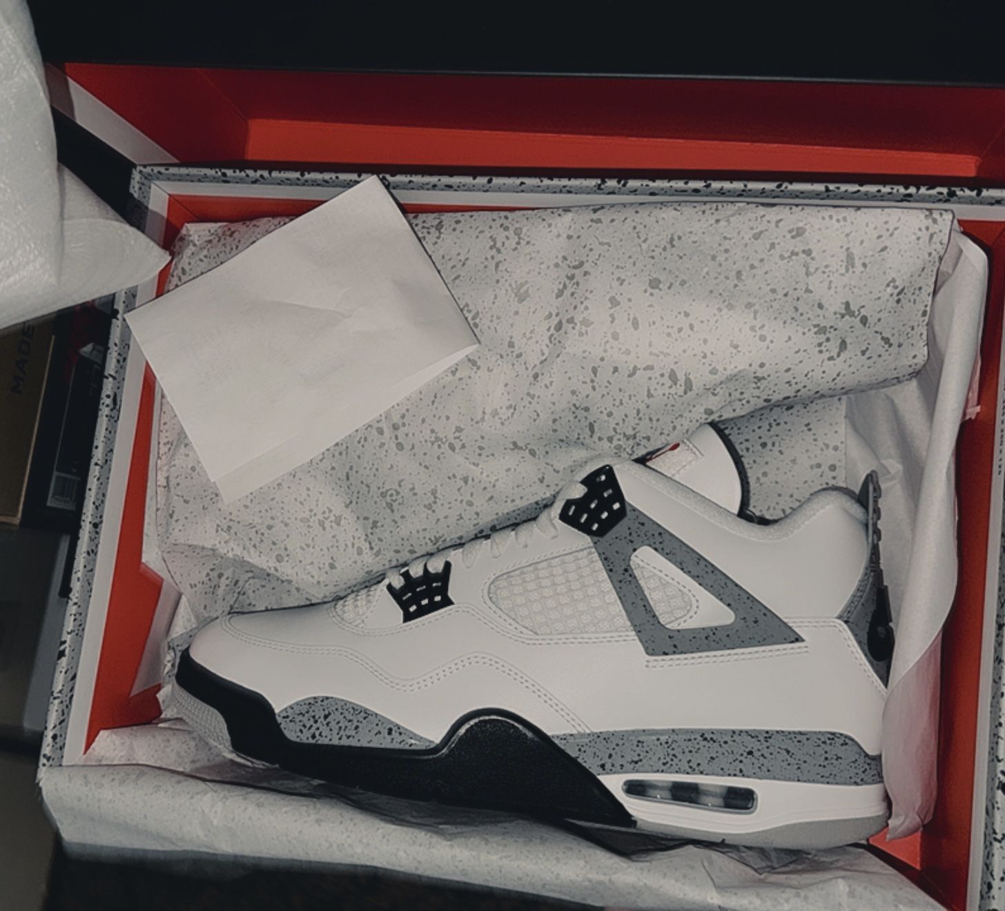 Jordan 4 Retro White Cement Size 10.5 Men