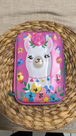 Hard cover pencil pouch