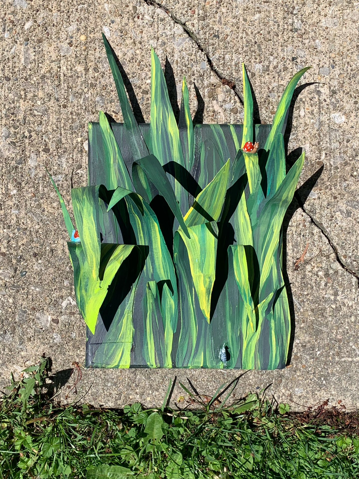 Snail Picnic On 8x10” Canvas
