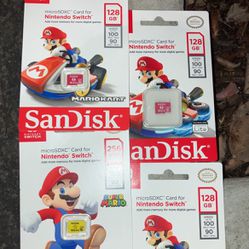 San Disk Nintendo Switch SD Cards 
