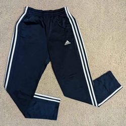 Adidas mens size S deep navy blue Legend Ink Tricot jogging track pants joggers